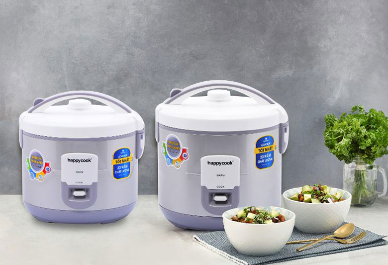 Nồi cơm điện Happy Cook có tốt không? Về thiết kế