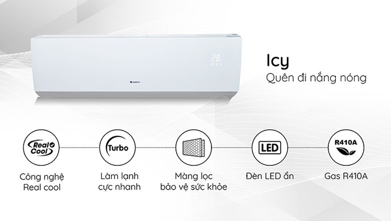 Điều hòa Gree có tốt không: Điều hòa Gree 2 chiều 18000BTU GWH18ID-K3N9B2J