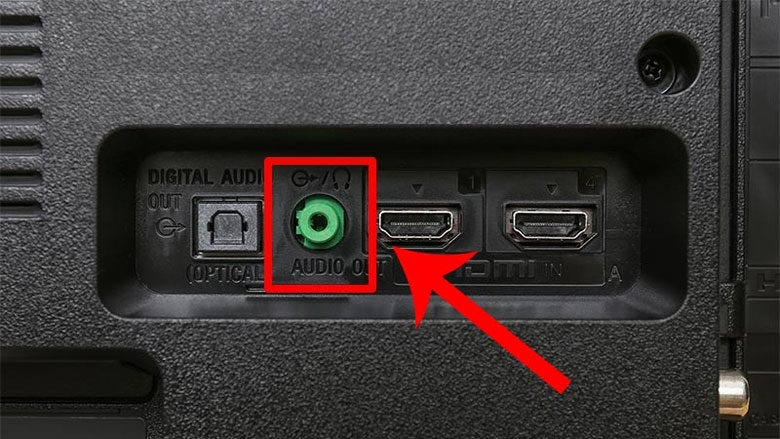 Khắc phục loa tivi Sony bị nhỏ - Kiểm tra cổng kết nối