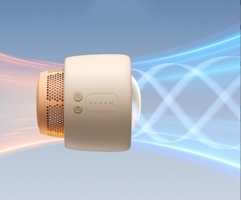 Quạt kẹp đa năng kẹp nôi Jisulife Life 2 4000mAh nâu J3122 không cánh