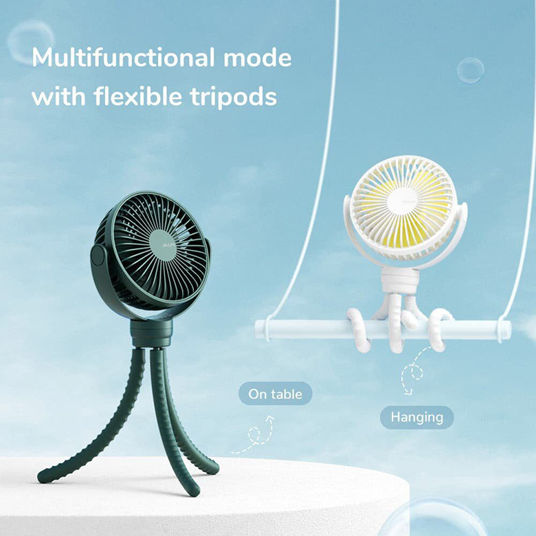 Quạt kẹp đa năng kẹp nôi Jisulife FA24 - J2521