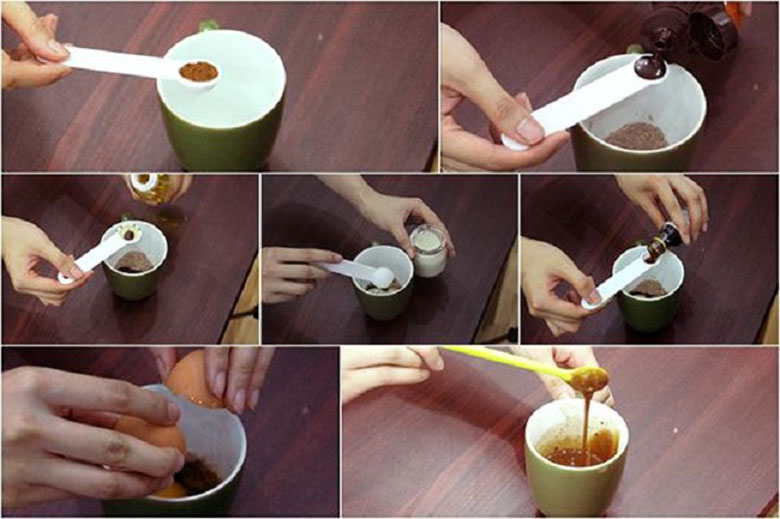 Cách làm bánh socola bằng lò vi sóng phải trộn đều các nguyên liệu còn thiếu