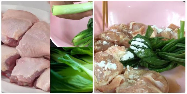 Những nguyên liệu để nấu cơm gà bằng nồi cơm điện so chế nguyên liệu thịt gà