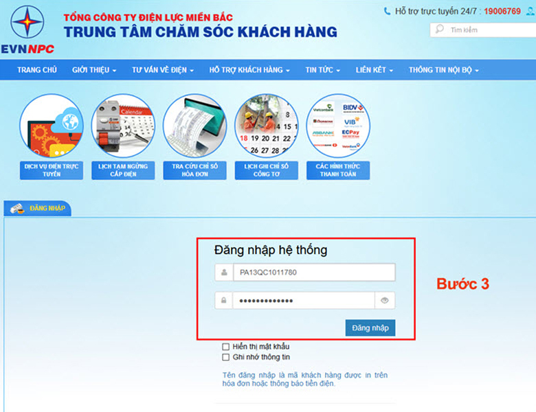 tra cứu tiền điện nhanh chóng 