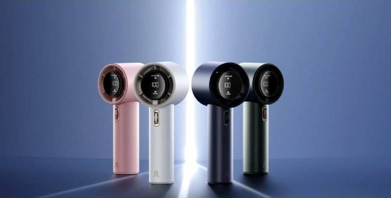 Quạt cầm tay Jisulife FA53 ABS 3600mAh hồng J1388