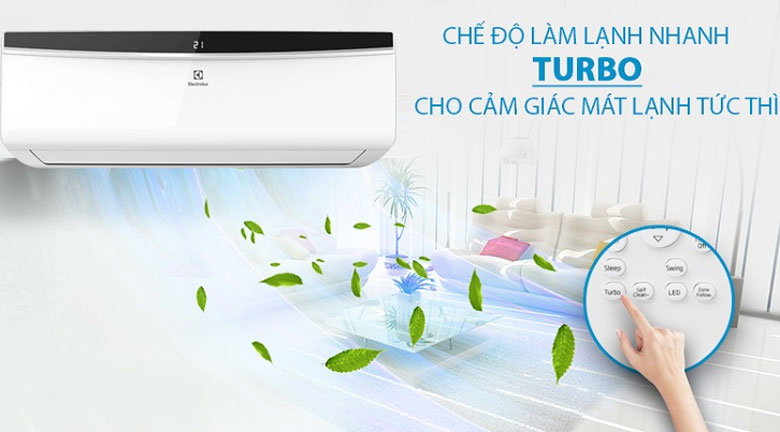 điều hòa Electrolux có tốt không: Chế độ làm lạnh nhanh