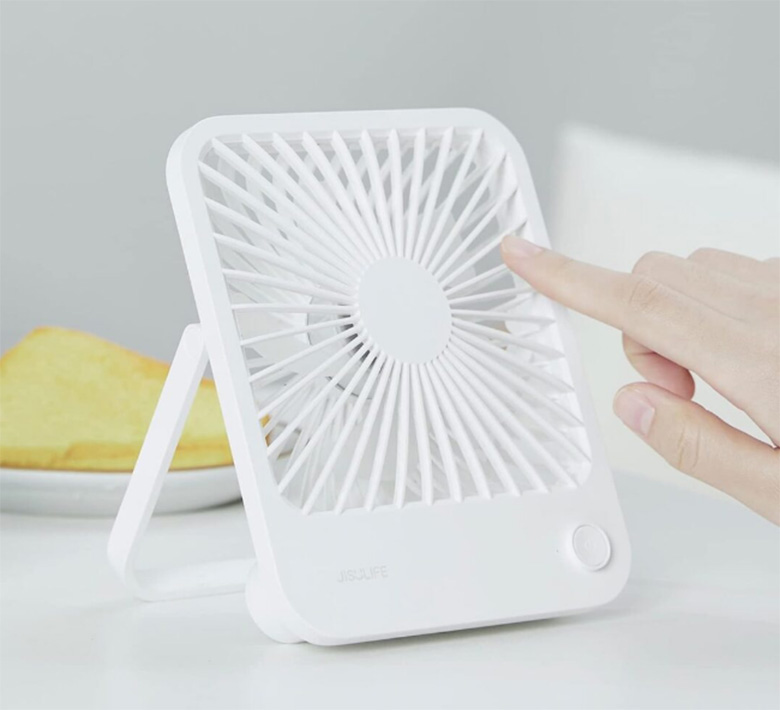 Thiết kế hiện đại - Quạt để bàn Jisulife FA26 2000mAh Trắng J2125