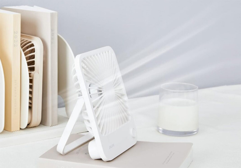 Điều chỉnh gió linh hoạt - Quạt để bàn Jisulife FA26 2000mAh Trắng J2125