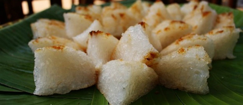 Cách làm bánh bò bằng nồi cơm điện sau khi hoàn thành và thưởng thức