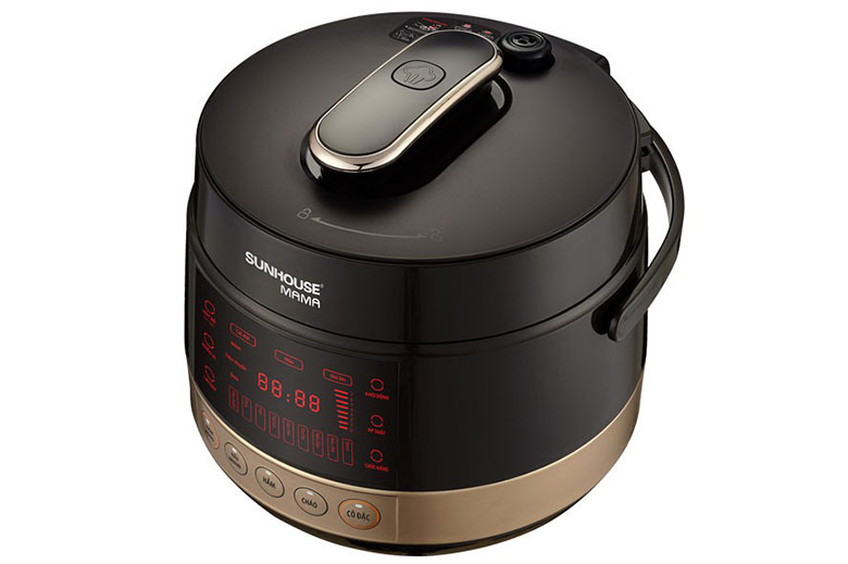 Quai xách-Nồi áp suất điện tử đa năng 5L Sunhouse Mama SHD1586B đen