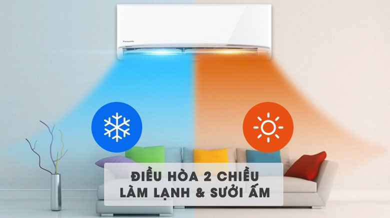 Chế độ nóng điều hoà Panasonic là gì