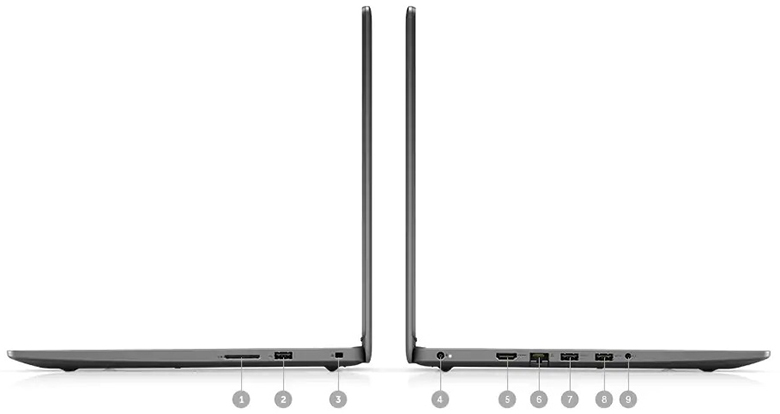 Laptop Dell Inspiron 3501 N3501C đầy đủ kết nối
