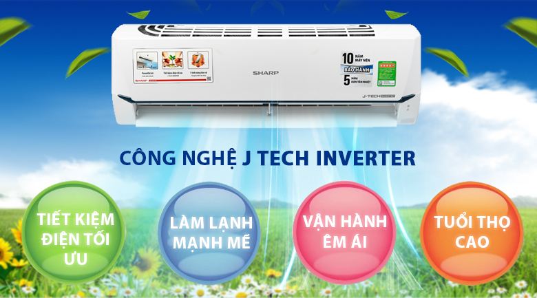 Top điều hòa giảm sốc đầu mùa giá chỉ từ 5.990.000đ - sharp