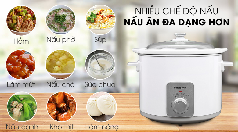 Đa chức năng-Nồi nấu chậm Panasonic 5 lít NF-N50ASRA