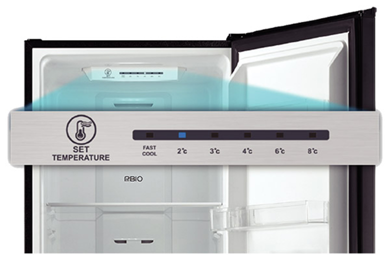 Tủ lạnh Toshiba Inverter 270 lít GR-RB350WE-PMV(30)-BS điều khiển điện tử