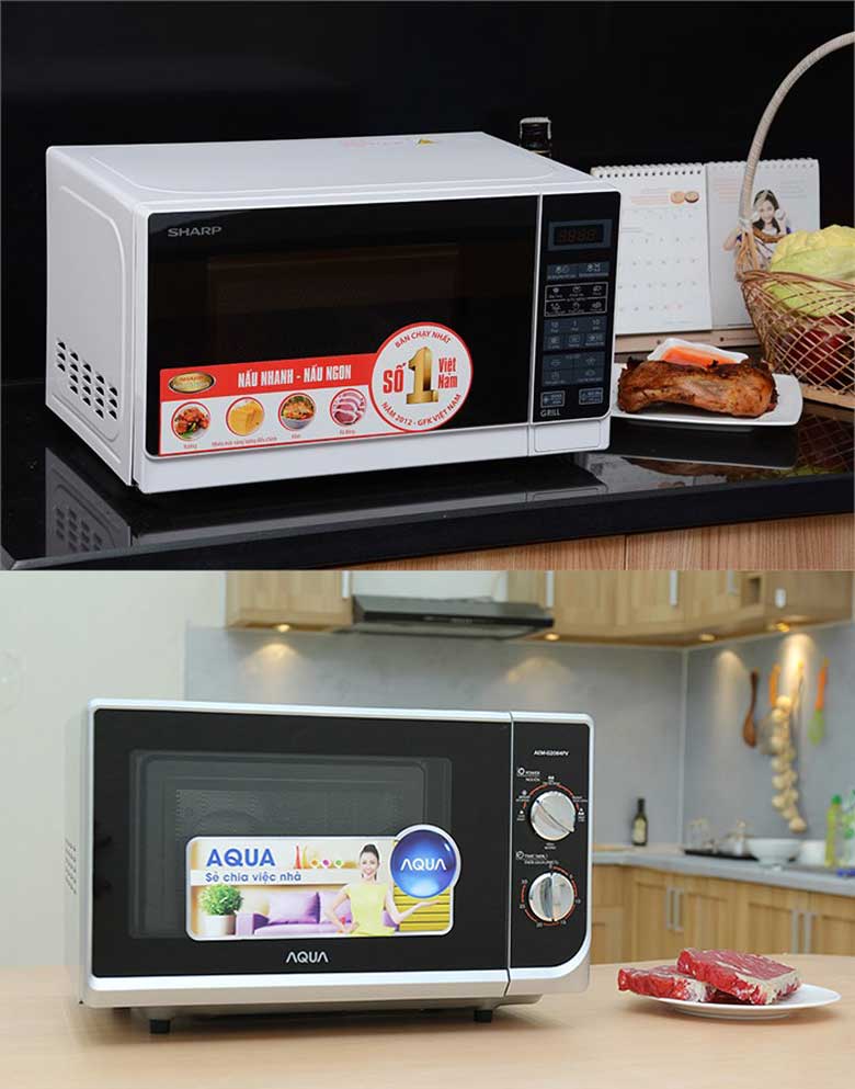 So sánh trước khi nên mua lò vi sóng cơ hay điện tử