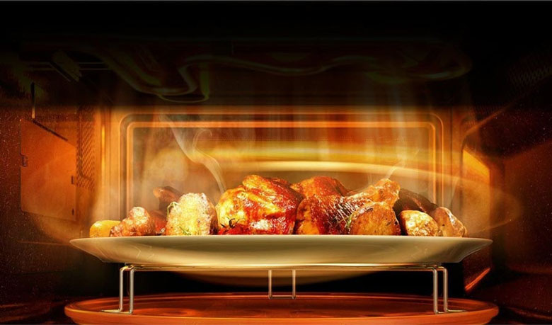 Lò vi sóng giúp chúng ta nướng ngon hơn