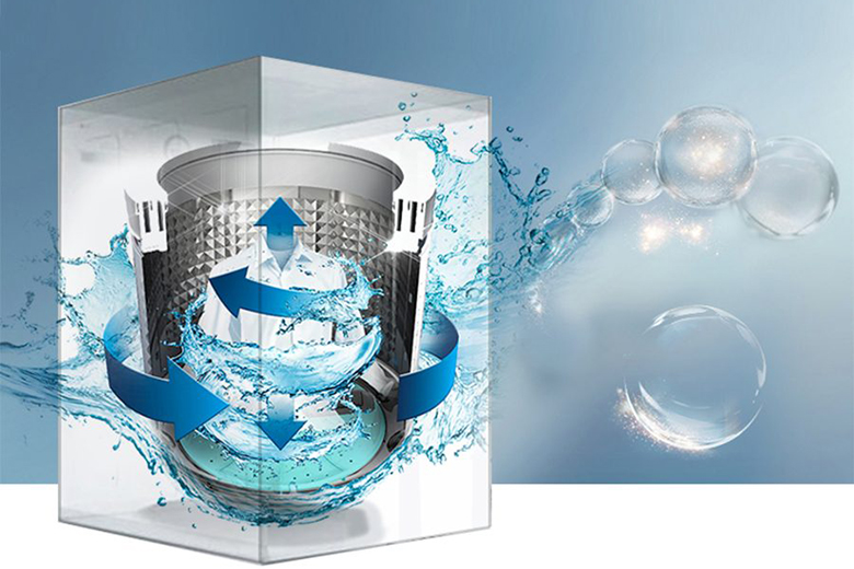 Công nghệ MultiJet-Máy giặt Aqua 9 kg AQW-S90FT.N lồng đứng