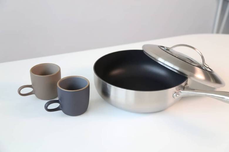 Chảo chống dính sâu lòng có nắp Scanpan CTX 26cm - Đa năng, phù hợp mọi nhu cầu nấu nướng