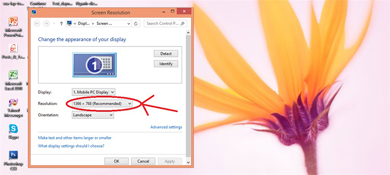 Cách thu nhỏ màn hình laptop Win 7 theo mong muốn