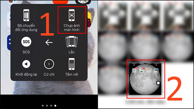 Cách chụp màn hình điện thoại iPhone 6 cuối cùng thu được ảnh chụp bằng nút Home ảo