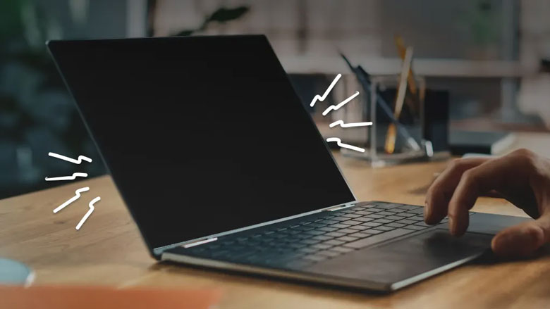 Laptop bị đen màn hình nhưng vẫn chạy