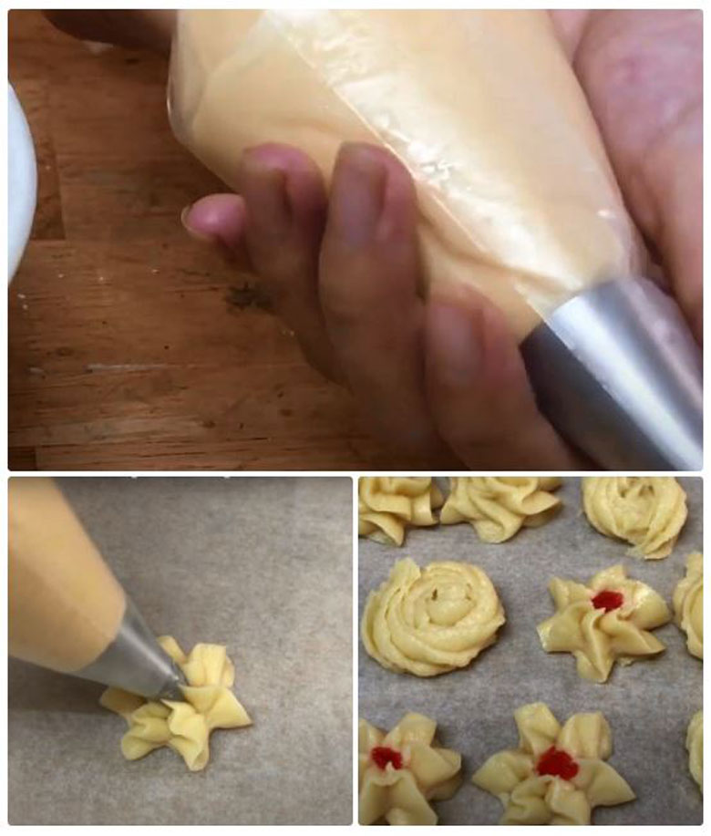 Làm bánh quy bằng lò vi sóng tạo hình bánh theo như mong muốn của các bạn