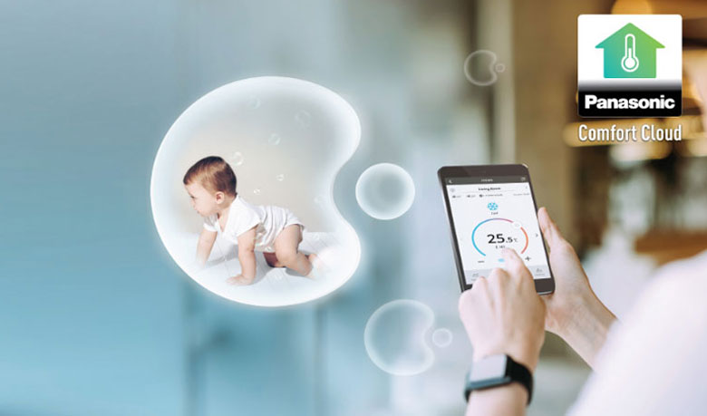 Phần mềm điều khiển điều hòa: Panasonic Comfort Cloud