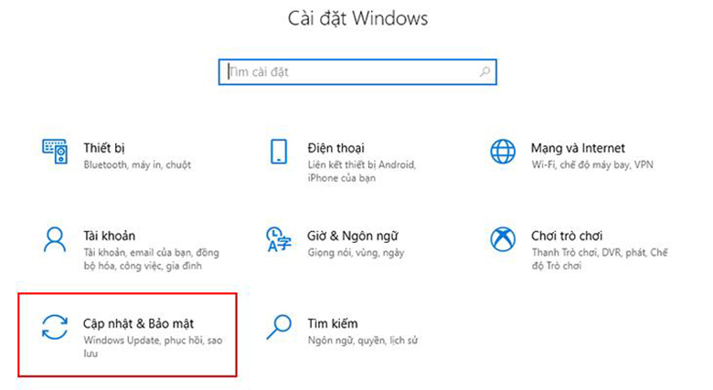 Cách reset laptop sử dụng tính năng Refresh và Reset có sẵn trên máy bước 1