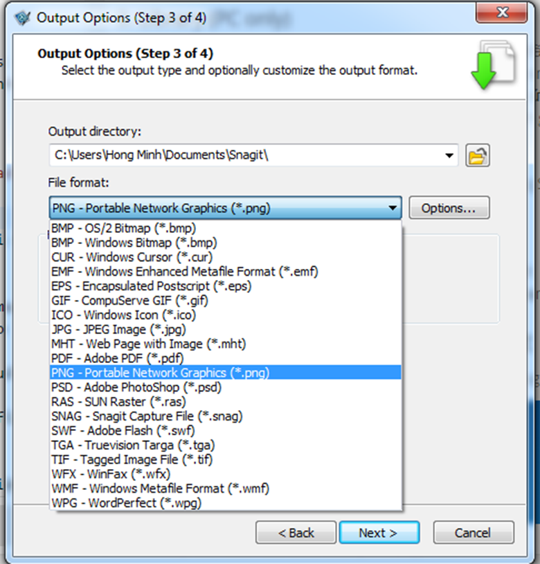 Cách chụp màn hình laptop win 10 bằng Snagit bước 4