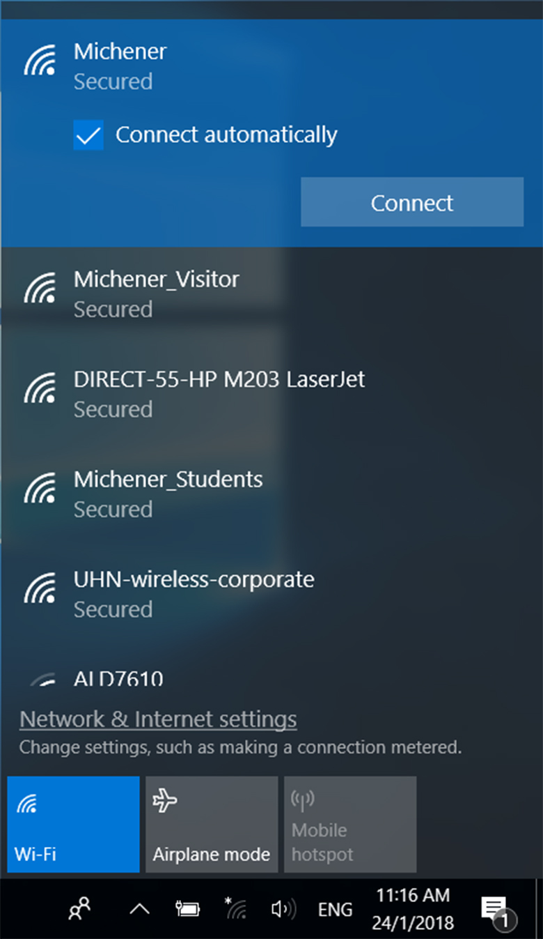 Cách bật wifi trên laptop Asus đơn giản trên win 8, 10 trạng thái Connected không muốn sử dụng nước tắt trạng thái Connected