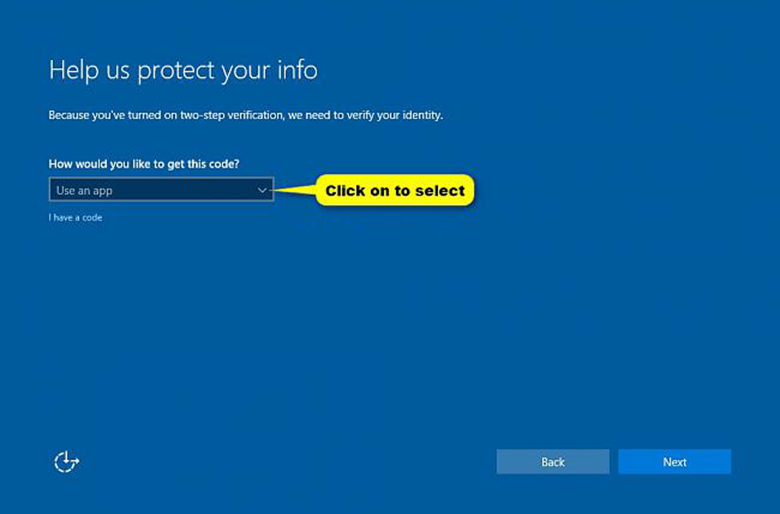 Cách reset laptop Win 10 bằng Boot thiết lập Windows bằng tài khoản Microsoft
