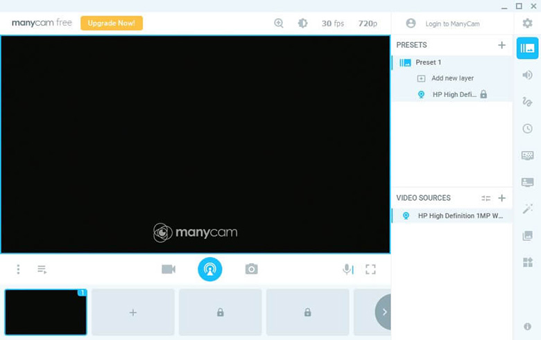 Không thể bỏ qua khi nhắc đến phần mềm camera laptop ManyCam