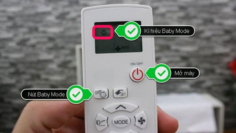 Cách sử dụng điều khiển điều hòa Sharp: Chế độ cho trẻ nhỏ