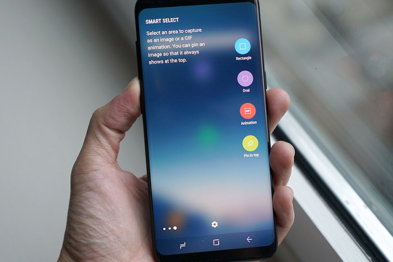 Cách chụp màn hình Samsung S8, S8 Plus bằng Smart Select 