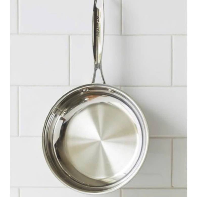  Chảo inox 5 lớp Scanpan Fusion 5 20cm 74002000 - Vẻ ngoài inox bóng