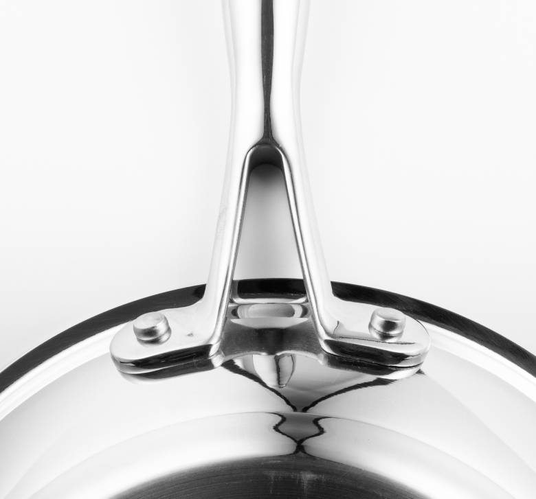  Chảo inox 5 lớp Scanpan Fusion 5 20cm 74002000 - Tay cầm inox chống nóng