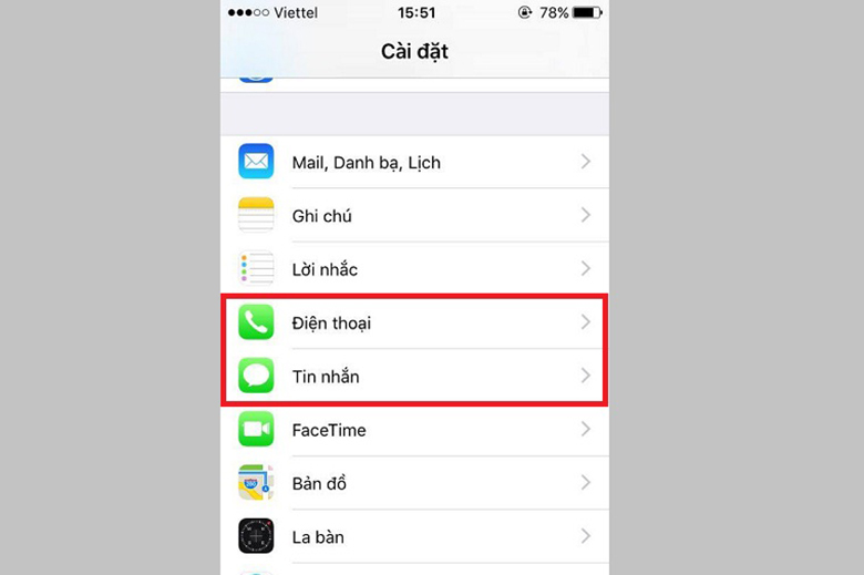Bị chặn số điện thoại có nhắn tin được không: Cách chặn trên iOS bước 2