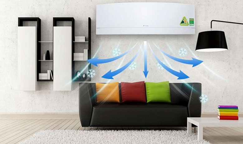 điều khiển điều hòa Daikin Bật cảm biến mắt thần thông minh