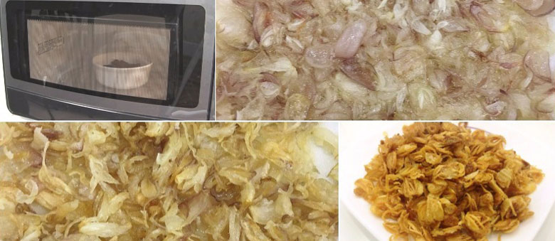 Lý do giúp bạn hành phi bằng lò vi sóng