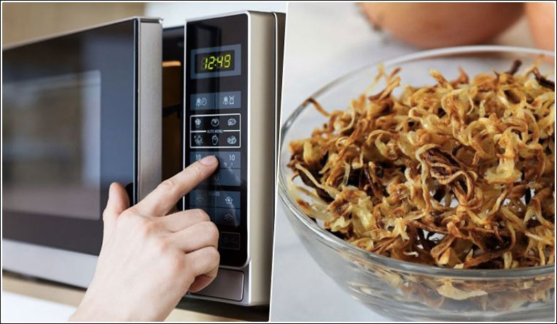 Cách hành phi bằng lò vi sóng thực hiện nhanh chóng