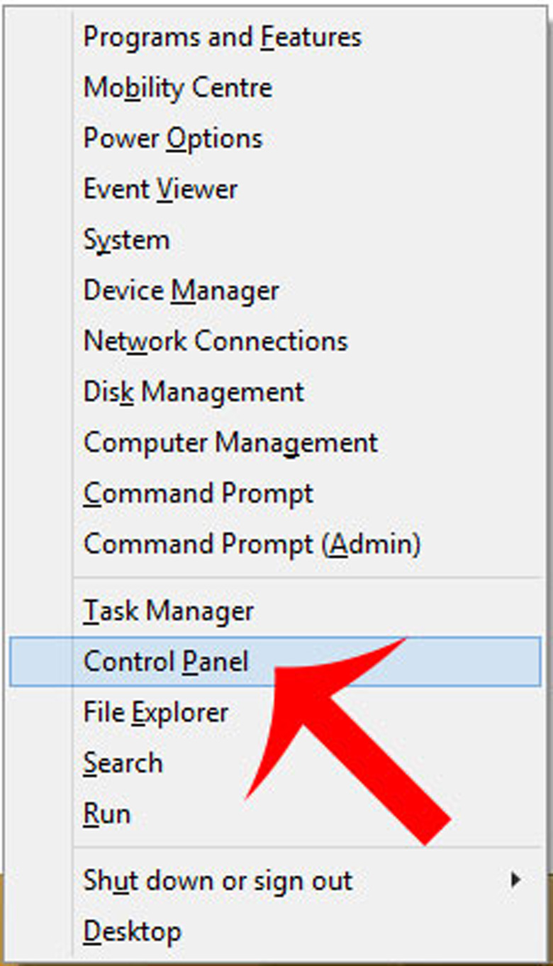 cách sử dụng USB bluetooth cho laptop trước tiên mở Control Panel