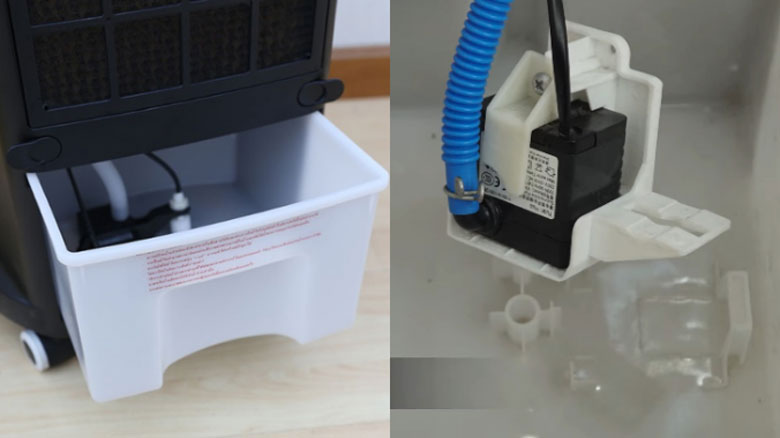 Quạt điều hòa là gì? Cấu tạo: Hệ thống bơm nước