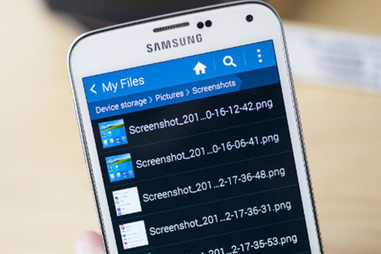 Cách chụp màn hình Samsung J5 bằng thao tác bước 3