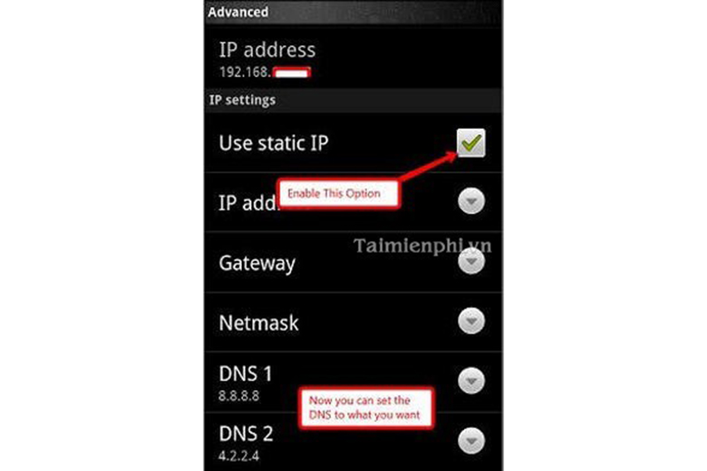 Khắc phục wifi không vào được mạng trên điện thoại sau khi up rom cook bước 1