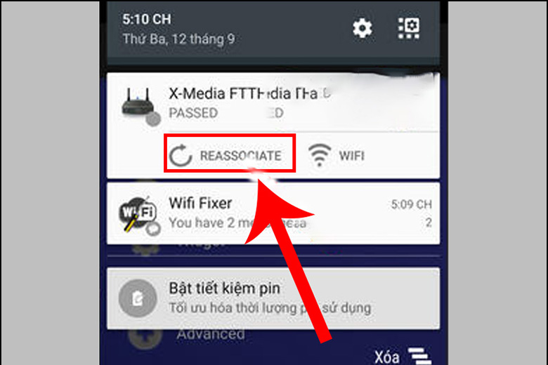 Khắc phục lỗi điện thoại lặp đi lặp lại quá trình bắt WiFi bước 4