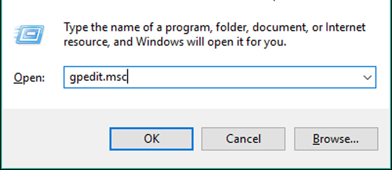 Cách diệt virus cho laptop, máy tính với công thức thủ công gõ lệnh gpedit.msc