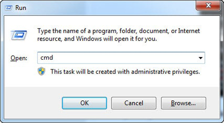 Cách diệt virus trên laptop, máy tính tiếp tục nhập lệnh cmd