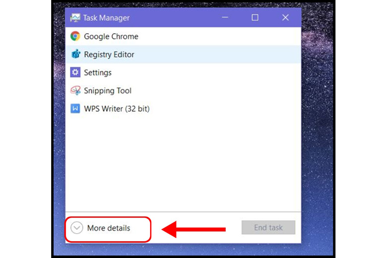 Cách tắt ứng dụng chạy ngầm trên laptop bằng Task Manager