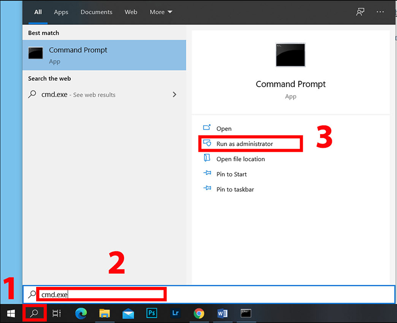 Cách khăc phục màn hình laptop bị đen dùng lệnh Command prompt